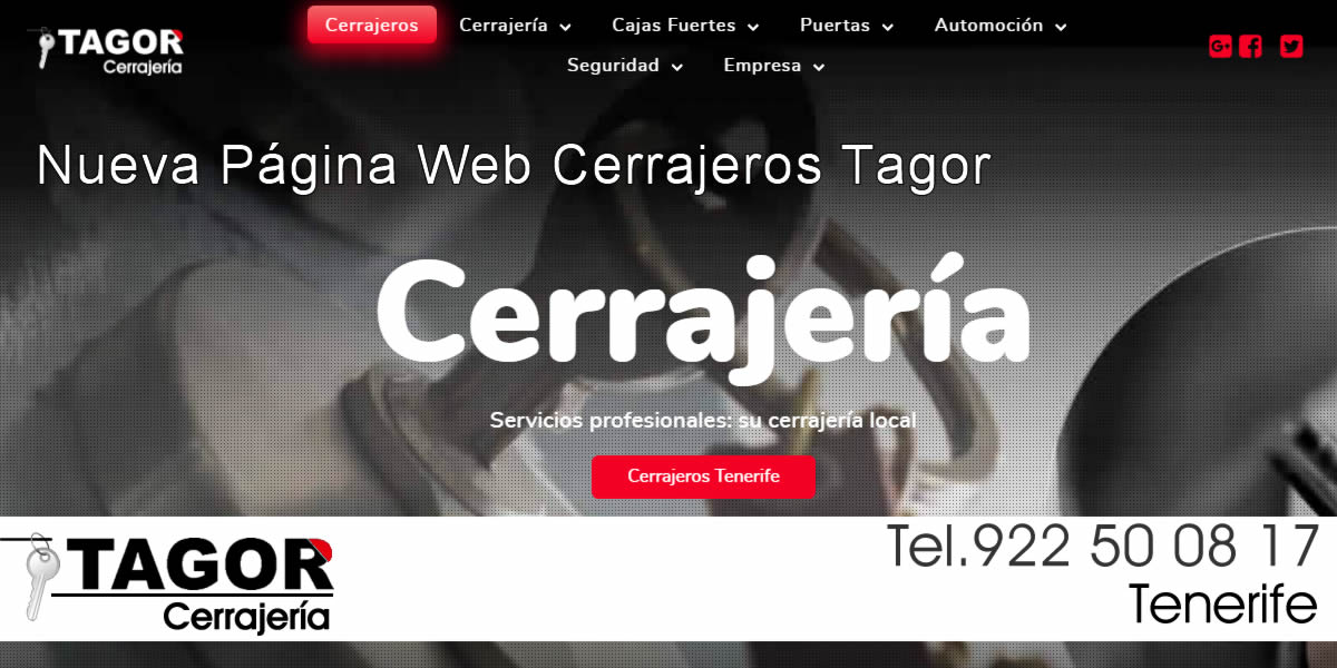 Blog Nueva Página Web Tagor Cerrajería Tacoronte