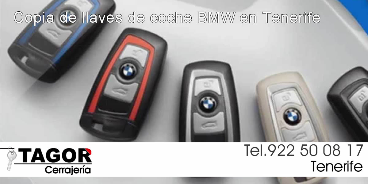Copia de llaves de coche de BMW en Tacoronte
