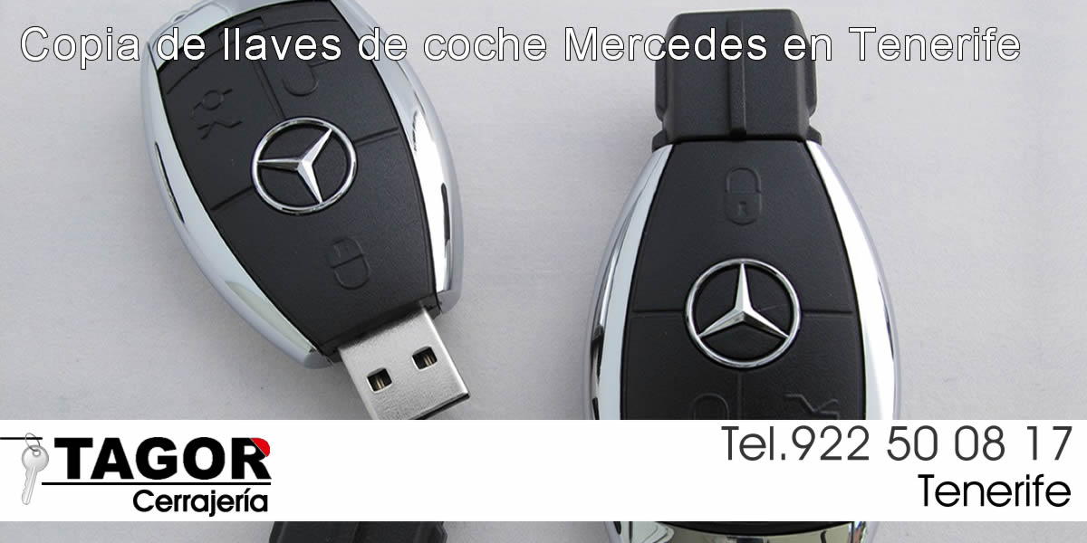 Copia de llaves de coche de Mercedes en Tacoronte