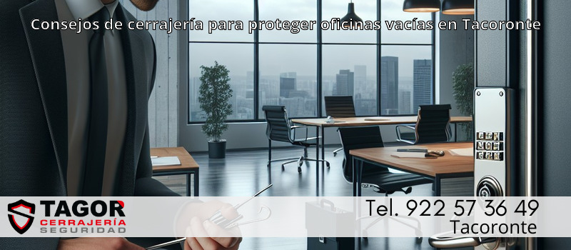 Consejos de cerrajería para proteger oficinas vacías en Tacoronte