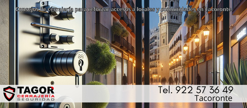 Consejos de cerrajería para reforzar accesos a locales y comunidades en Tacoronte