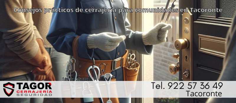 Consejos prácticos de cerrajería para comunidades en Tacoronte