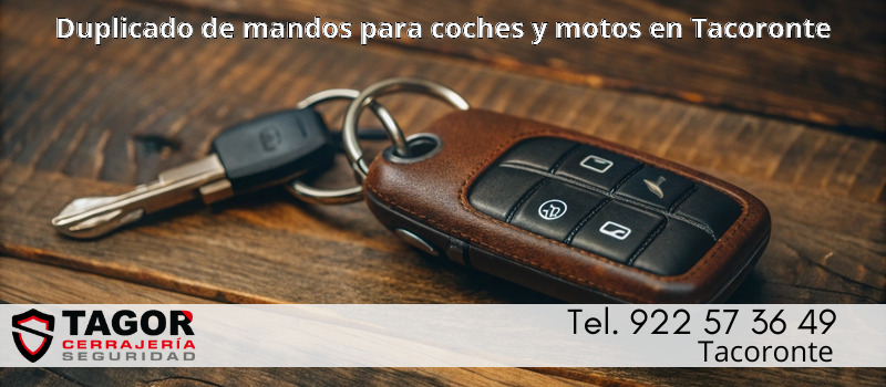 Duplicado de mandos para coches y motos en Tacoronte