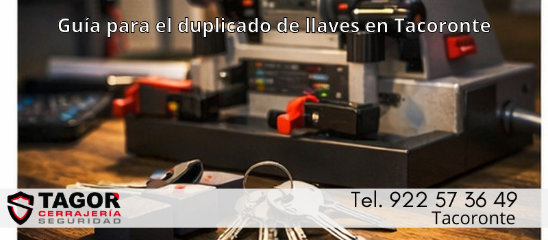 Guía para el duplicado de llaves en Tacoronte