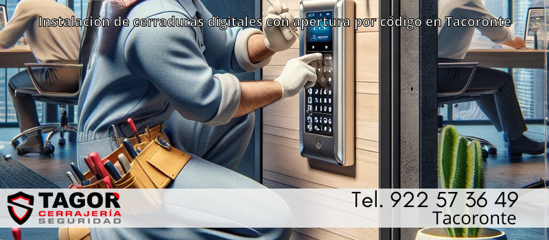 Instalación de cerraduras digitales con apertura por código en Tacoronte Instalación de cerraduras digitales con apertura por código en Tacoronte