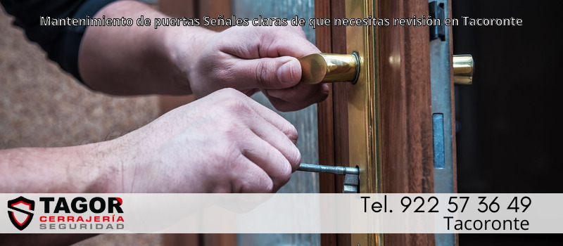 Mantenimiento de puertas Señales claras de que necesitas revisión en Tacoronte Mantenimiento de puertas Señales claras de que necesitas revisión en Tacoronte