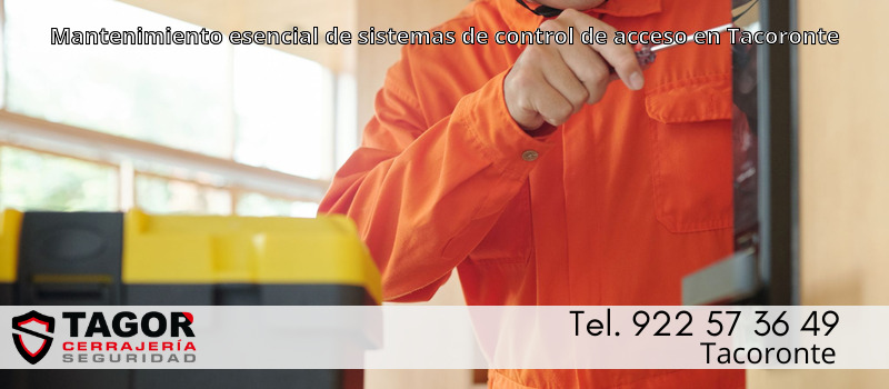 Mantenimiento esencial de sistemas de control de acceso en Tacoronte