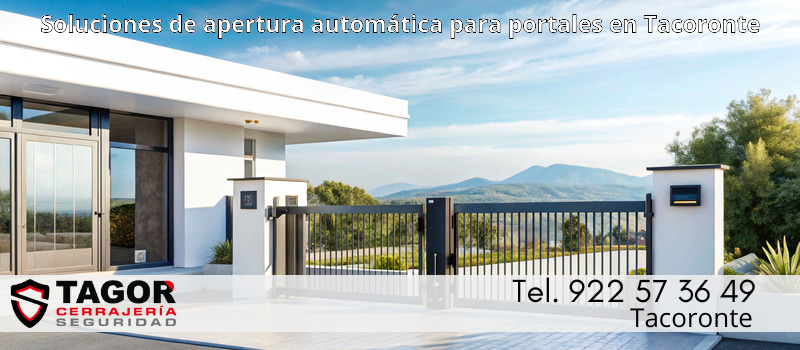 Soluciones de apertura automática para portales en Tacoronte Soluciones de apertura automática para portales en Tacoronte
