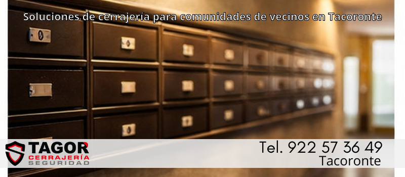 Soluciones de cerrajería para comunidades de vecinos en Tacoronte